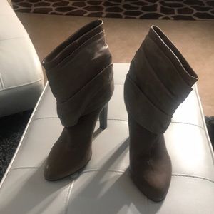 BCBG Leather Booties